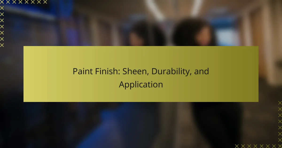 Wykończenie Farby: Połysk, Trwałość i Aplikacja