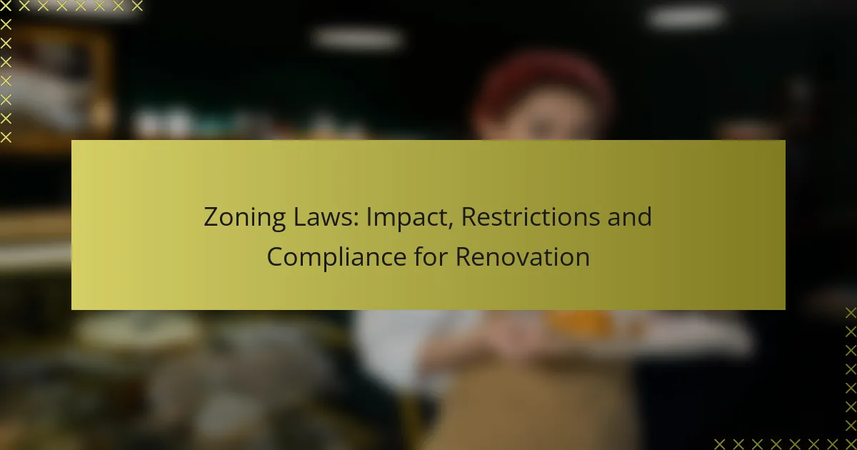 Prawo zagospodarowania przestrzennego: wpływ, ograniczenia i zgodność przy renowacji